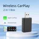 Wireless CarPlay 2 in 1 Box Plug and Play for Cars Easy Connect