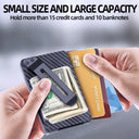 Wallet for Men Slim Aluminum Money Clip RFID Blocking Wallet