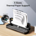 New A4 Portable Printer Wireless M832 Inkless Thermal Mobile