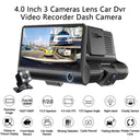 3-Camera Dash Cam: Complete Triple Camera Setup Vision