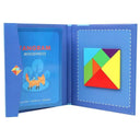 Wooden Magnetic Tangram Puzzle Book: Educational Toys For Kids  ourlum.com   