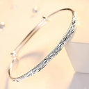 Dreamcatcher Charm Bracelet Elegant Silver Cuff for Women