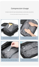 Business Men's Airback Vacuum Compression Backpack for Professionals