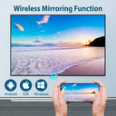 1080P WiMiUS W2 Mini Projector for Home Theater Bluetooth