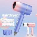 550W Mini Folding Hairdryer With Carrying Bag Travel Use