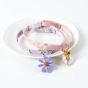 Adjustable Cute Kitten Collar with Bell - Safe & Stylish Cat Accessories  ourlum.com   