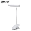 360° Flexible Clip-on Study Lamp: USB Rechargeable Desk Light  ourlum.com 3600mAh  