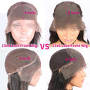 Malaysian Remy Hair Lace Front Wig Durable Natural Look