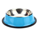 200-1600ml Stainless Steel Dog Bowl Non Slip Pet Feeder