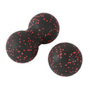 EPP Lacrosse Myofascia Ball Peanut Massage Ball High Density Lightweight Fitness Body Fascia Exercise Relieve Pain Yoga Ball  ourlum.com Red  Set  