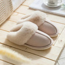 Luxury Winter Plush Fur Slippers Chic Indoor Comfort