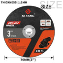 SIFANG 3 Inch Metal Cutting Disc Blade for Angle Grinders