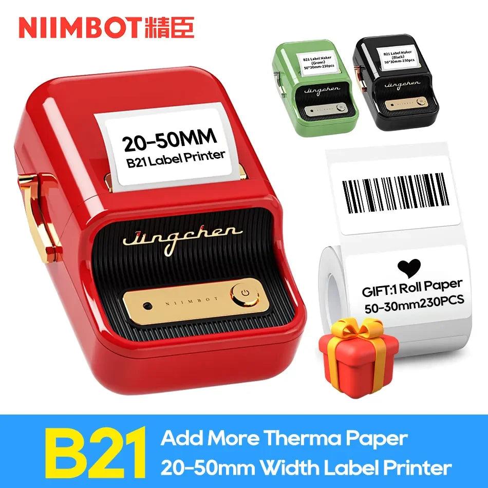 Niimbot Wireless Label Printer: Portable Bluetooth Pocket Printer  ourlum.com   