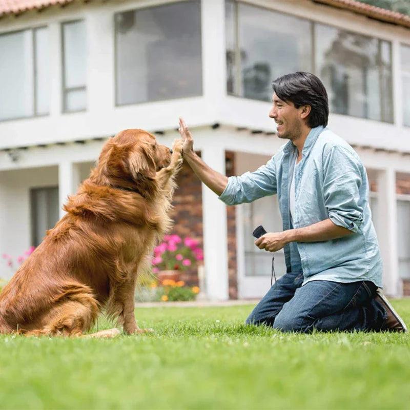 Ultrasonic Dog Repeller & Double Horn Laser Trainer: Effective Pet Training Tool  ourlum.com   