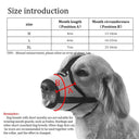 Adjustable Breathable Dog Muzzle Collar for Anti-Barking Control  ourlum.com   