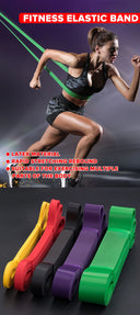 Durable Latex Resistance Bands for Comprehensive Fitness