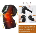 Electric Shoulder Massager Heating Vibration Belt Rechargeable