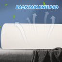 Ergonomic Memory Foam Half-Moon Pillow for Back Pain Relief