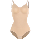 Seamless Backless Bodysuit Shapewear for Women with Open Crotch & Tummy Control