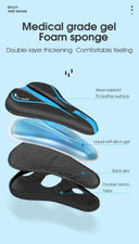 Gel Memory Foam Bike Seat Cover - Comfortable and Waterproof