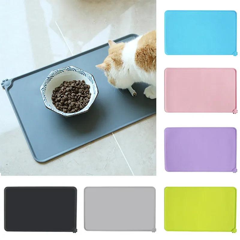 Silicone Waterproof Pet Mat: Versatile, Portable, Durable Solution for Pet Feeding  ourlum.com   