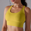 Women's High Stretch Yoga Bra Tank Top for Gym Workouts