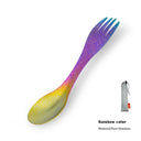 Ultralight Titanium Spork for Camping Hiking Travel Gear