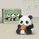 Cute Panda Mini Building Block Set - Educational Toy for Boys  ourlum.com W1105 Nobox  