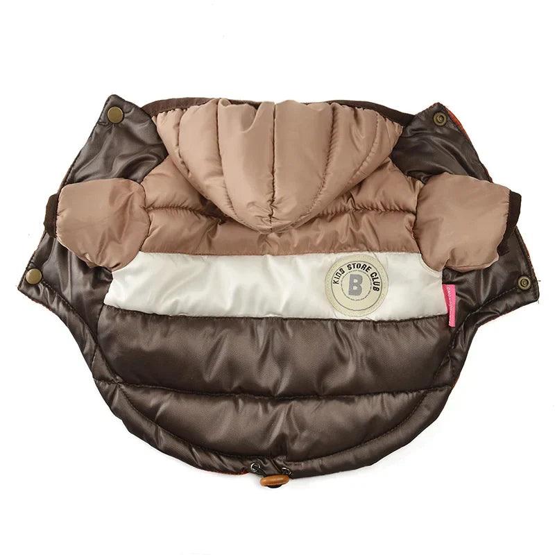 Cozy Cotton Winter Dog Jacket: Stylish Waterproof Coat for Small to Medium Breeds  ourlum.com   