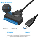 SATA to USB 3.0 2.0 Cable Up to 6 Gbps for 2.5 Inch HDD SSD