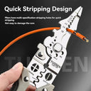 Electrical Wire Crimper Cable Cutter Adjustable Tool Set