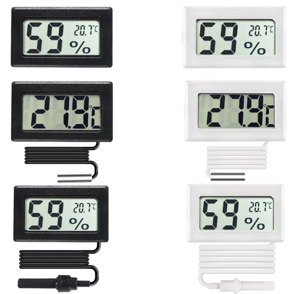 Mini Digital Temperature Sensor Humidity Meter: Accurate LCD Thermometer Hygrometer  ourlum.com   