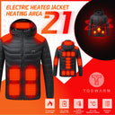 TODWARM Heated Jacket 21 Areas USB Electric Heating Vest