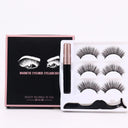 Magnetic Eyelash Kit with Synthetic Lashes for Glam Eyes