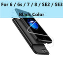 Xilecaly Battery Case For iPhone 15 Pro Max 13 14 Pro 12 Mini Power Bank Charging Charger Cover for iPhone XS Max XR 6s 7 8 Plus  ourlum.com Black For 66s78se23 CN 