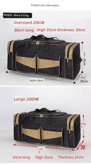 Large Capacity 90 Liters Men Working Quilt Travel Bag