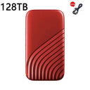  Portable SSD: High-Speed USB for Quick Data Transfer  ourlum.com 128TB red  