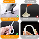 7mm 11mm  Hot Glue Gun Sticks,   All-Purpose Clear Adhesive Hot Melt Glue Gun Sticks for Kids Adults DIY Sealing Repairing  ourlum.com   