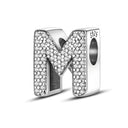 26 Letters Charm Beads Fit For Pandora 925 Silver Bracelet