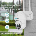 Smart WiFi PTZ Camera: Advanced 4K Surveillance Solution  ourlum.com   