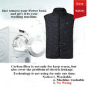 New 17 Heated Vest Jacket Fashion for Men Women Winter