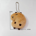 Capybara Plush Toy Keychain Bag Charm Stylish Animal Accessory