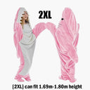 Cartoon Shark Blanket Hoodie Women Kigurumi Playsuit Cozy