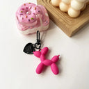 Cute Cartoon Balloon Dog Keychains for Whimsical Gift