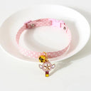 Adjustable Cute Kitten Collar with Bell - Safe & Stylish Cat Accessories  ourlum.com B S(17-32cm) CN