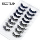 5-14Pairs Fluffy Lashes 10-25mm 3D Mink Lashes Long Thick Natural False Eyelashes Wholesale Lashes Vendors Makeup Mink Eyelashes  ourlum.com 8 pairs mix004  