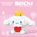 Hello Kitty Decorative Building Block Set with Kuromi and My Melody - Sanrio Anime Figure Toy for Kids and Adults  ourlum.com Cinnamoroll 188PCS NO BOX 