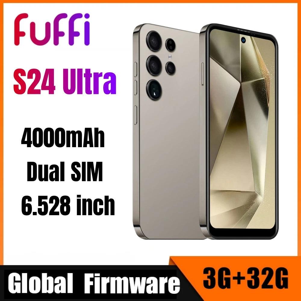 FUFFI-S24 Ultra Smartphone - 6.53" Display, 32GB Storage, Dual SIM, Android 8.1, 3GB RAM, 8MP Camera, Long Battery Life