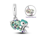 New 925 Silver Chameleon Glowworm Firefly Bead for Pandora