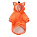 Cozy Plush Winter Pet Jacket for Small Dogs and Cats  ourlum.com Orange fox XS 